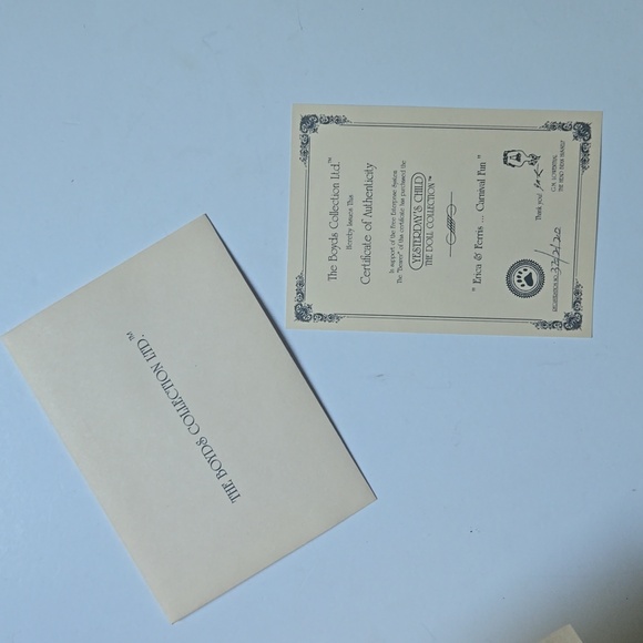 Vintage Boyds Collection Doll Erica 14" Porcelain #4809 - Picture 4 of 6